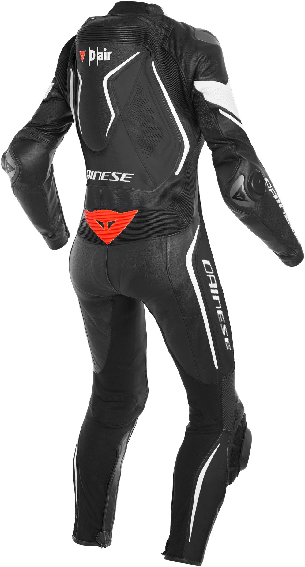 Dainese Skinnställ D-Air® Racing Misano 2 Dam Svart/Svart/Vit Helställ bild 2