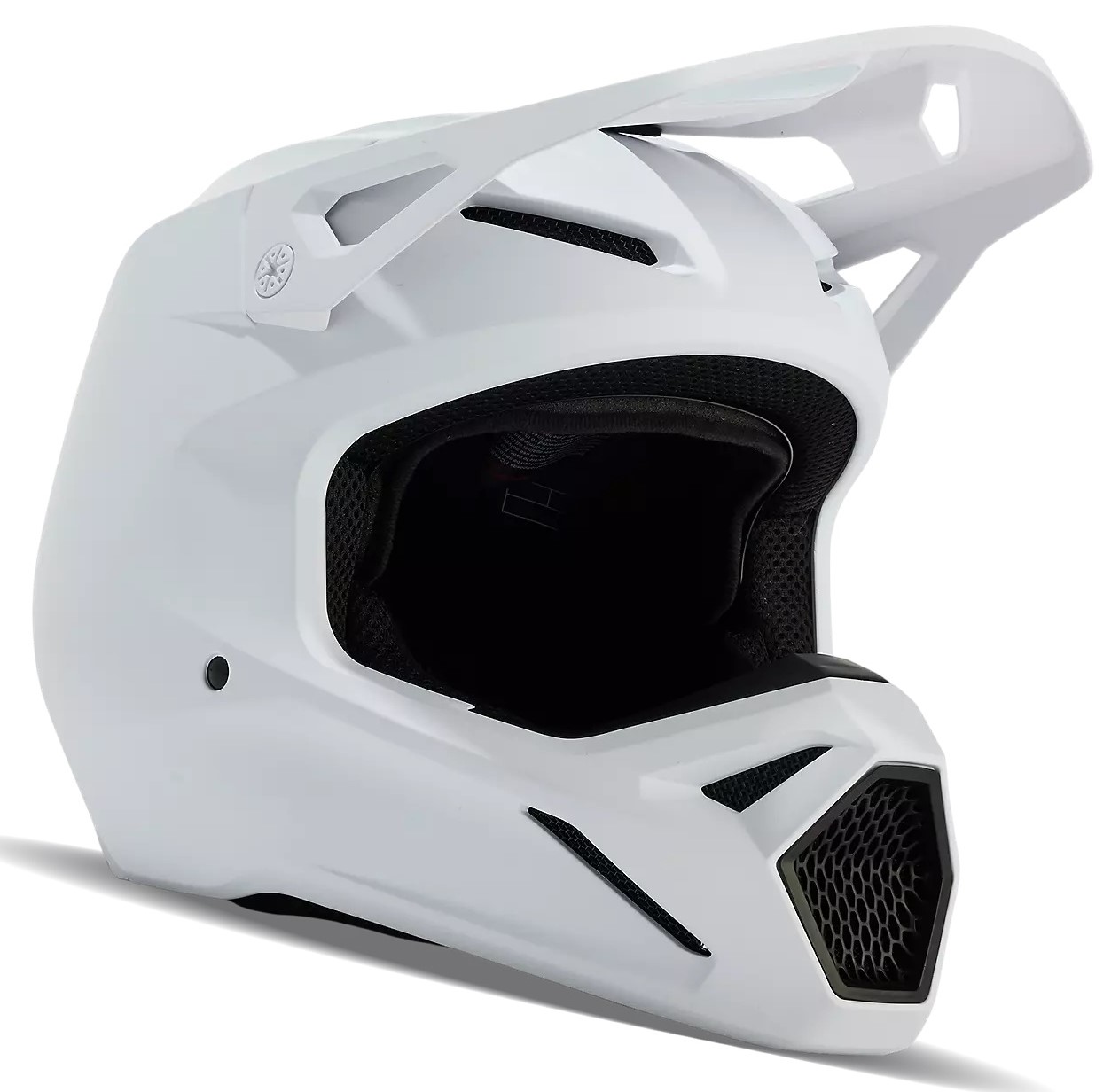 Fox Crosshjälm V1 Vit
