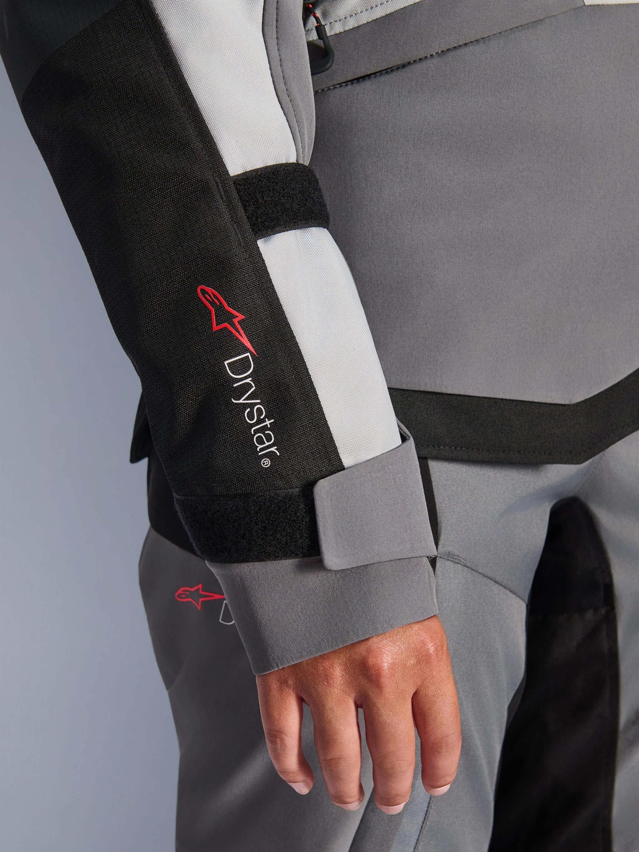 Alpinestars Allvädersjacka Dam Andes v4 Drystar® Grå/Röd bild 3