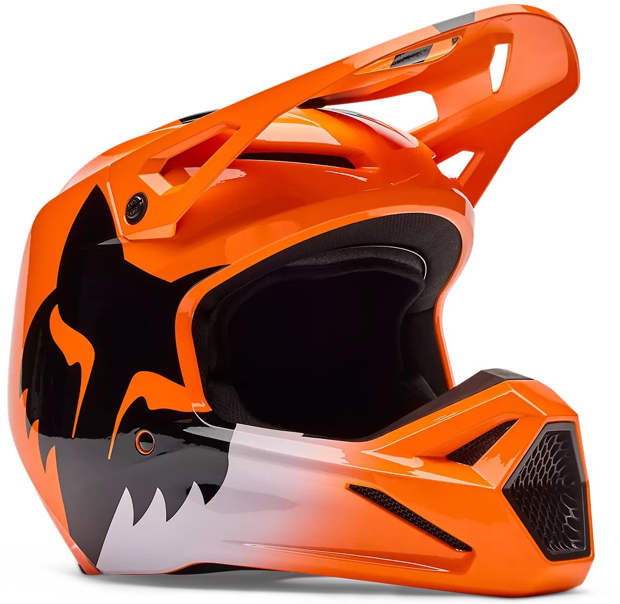 Fox Crosshjälm V1 SHIELD Fluo orange