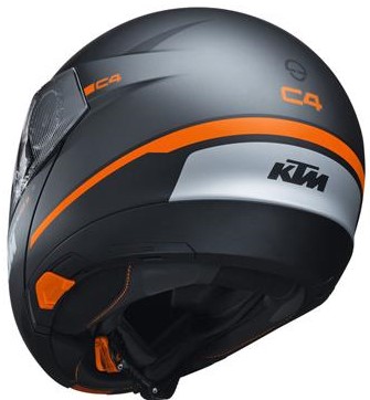 KTM Hjälm Öppningsbar C4 PRO Svart/Orange bild 2