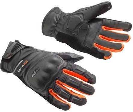 KTM Handske Tourrain WP V2 Svart/Orange bild 3