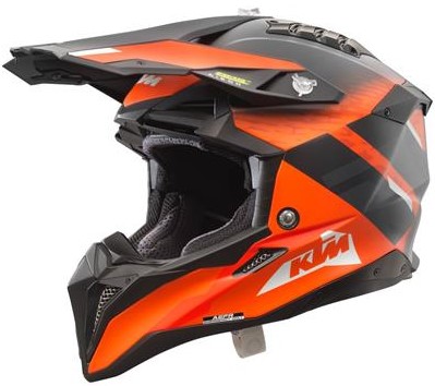 KTM Crosshjälm Aviator 3 Mattsvart/Orange