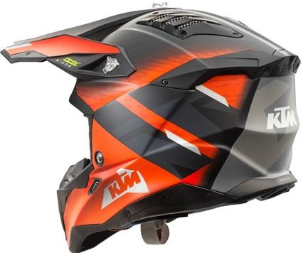 KTM Crosshjälm Aviator 3 Mattsvart/Orange bild 2