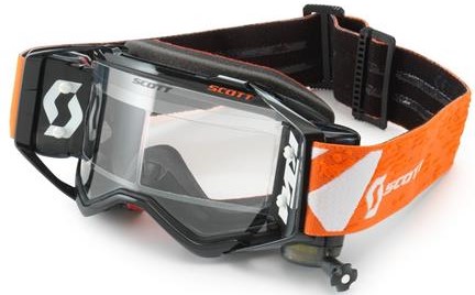KTM Crossglasögon Prospect Roll-Off (WFS) Svart/Orange