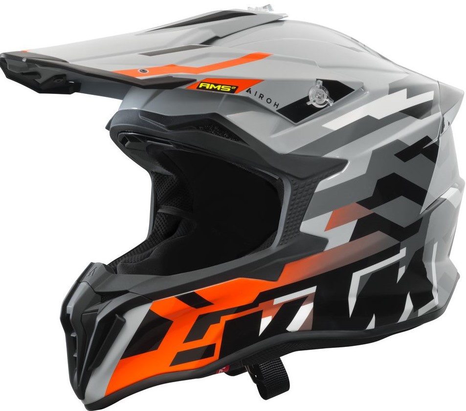 KTM Crosshjälm Strycker Grå (Matt)