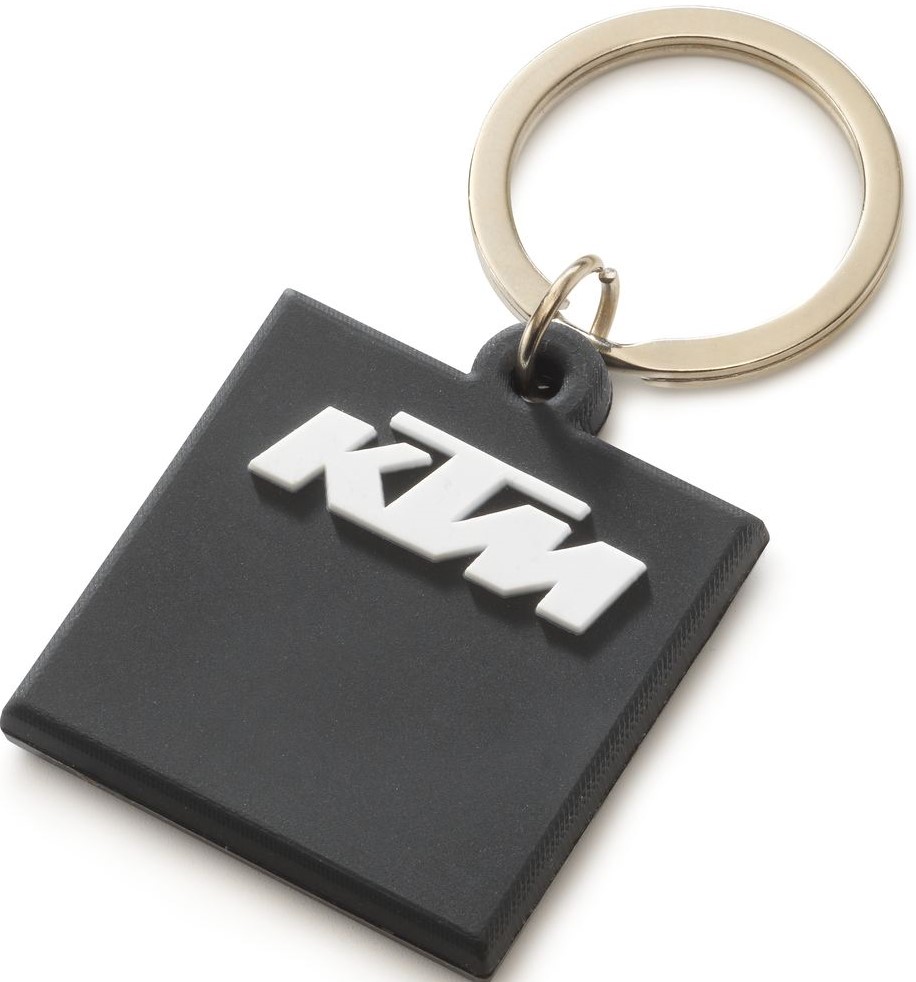KTM Nyckelring Logo Svart (Gummi)