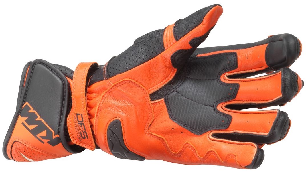 KTM Skinnhandske GP Plus R V2 Svart/Orange bild 3