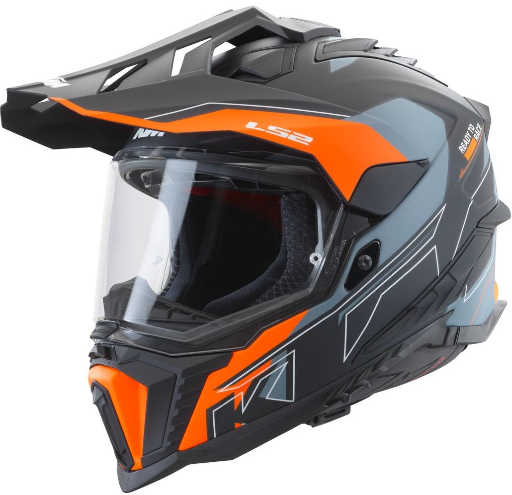 KTM Hybridhjälm Explorer Mattsvart/Orange