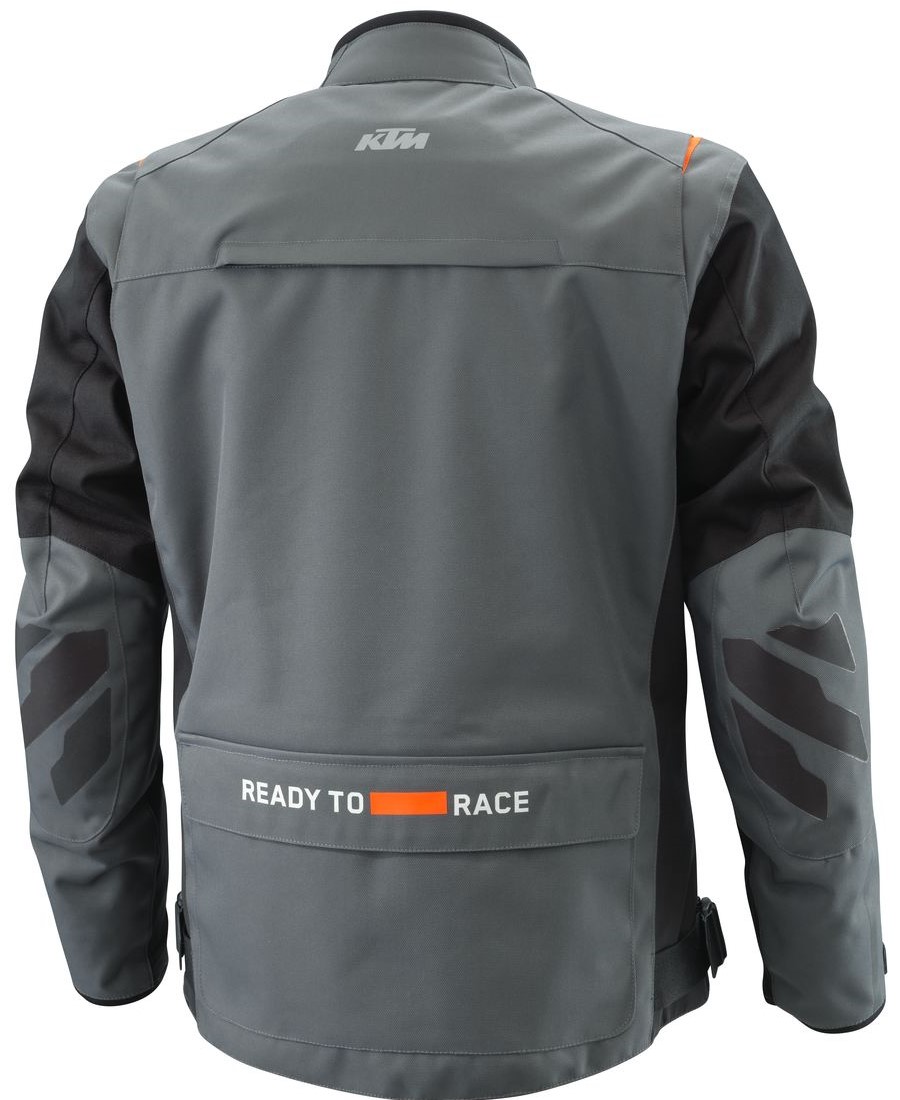 KTM Allvädersjacka Tourrain WP V2 Grå/Svart bild 2