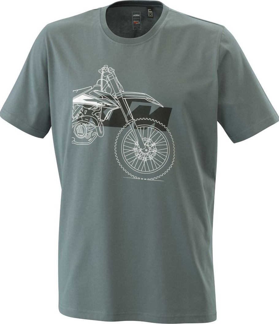 KTM T-Shirt Radical 450SX-F Grå