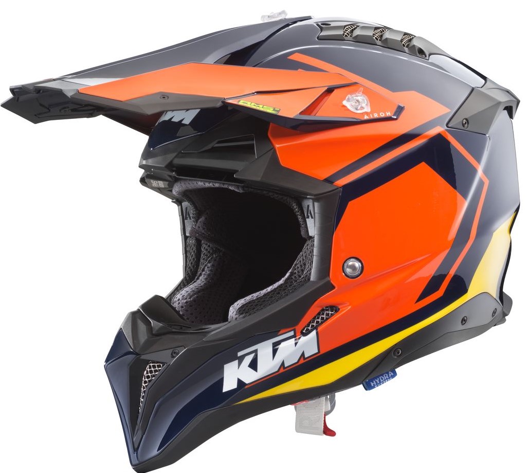 KTM Crosshjälm Aviator 3 Blå/Orange