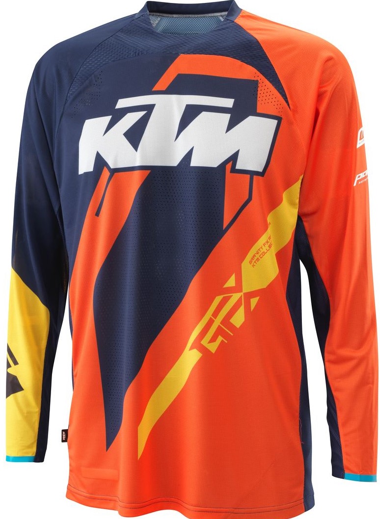 KTM Crosströja Gravity-FX Replica Blå/Orange/Gul