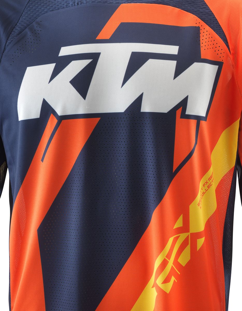 KTM Crosströja Gravity-FX Replica Blå/Orange/Gul bild 3