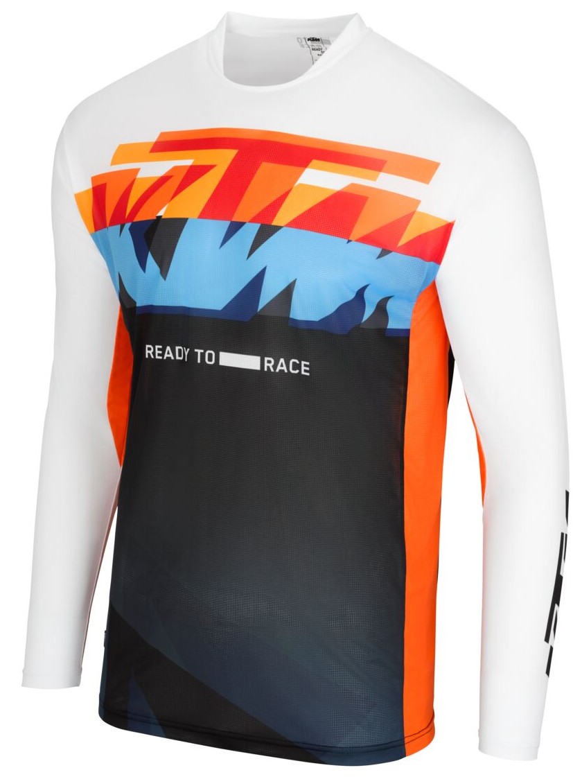 KTM Crosströja Pounce Vit/Svart