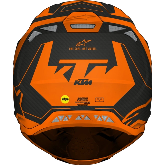 KTM Crosshjälm S-M10 Svart/Orange bild 3