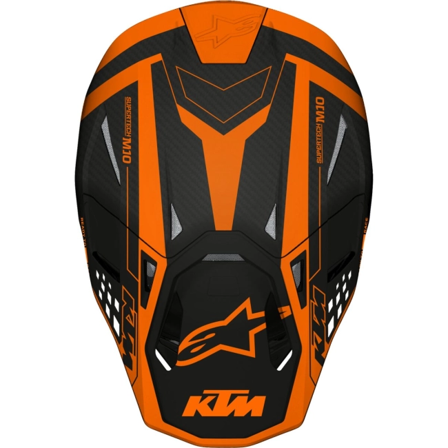 KTM Crosshjälm S-M10 Svart/Orange bild 2