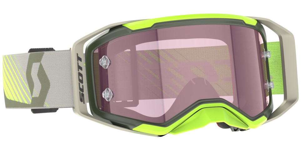 Scott Crossglasögon Prospect 2.0 Kaki/Gul - AMP Rosa glas