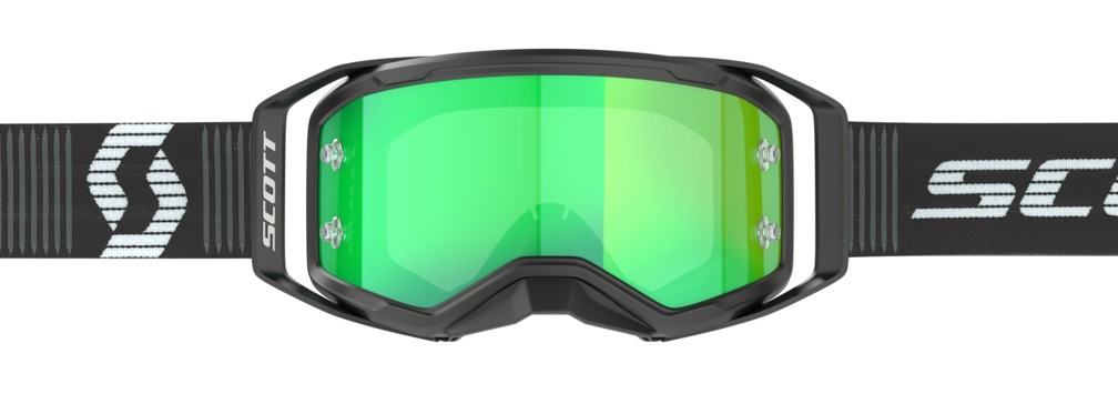 Scott Crossglasögon Prospect 2.0 Svart/Vit - Grönt spegelglas bild 2