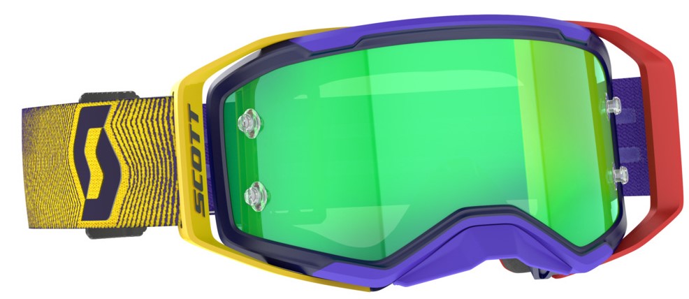 Scott Crossglasögon Prospect 2.0 Röd/Gul - Grönt spegelglas