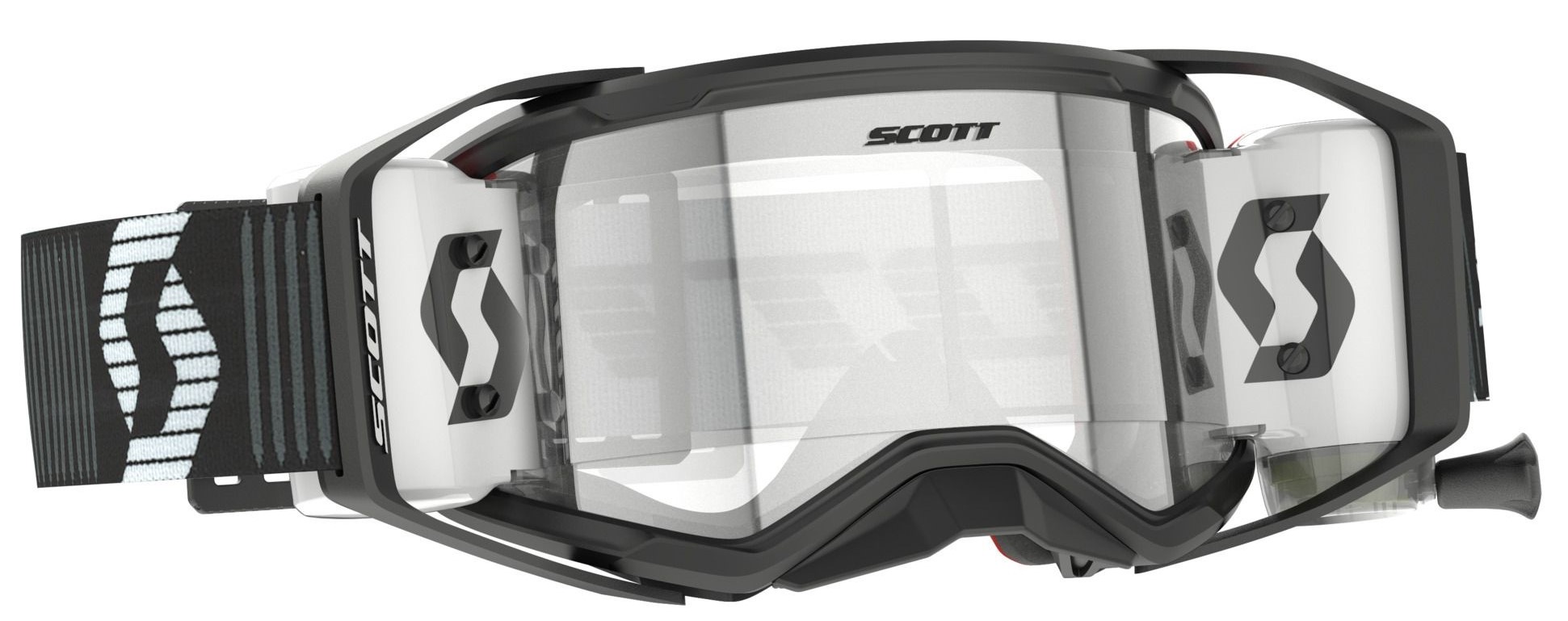 Scott Crossglasögon Prospect 2.0 Roll-Off Svart - Klart glas