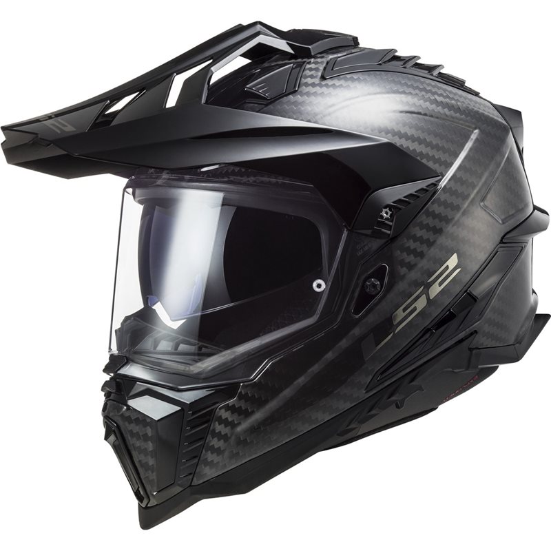 LS2 Hjälm MX701 Explorer Carbon Svart