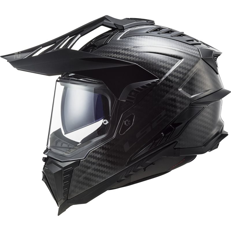 LS2 Hjälm MX701 Explorer Carbon Svart bild 2
