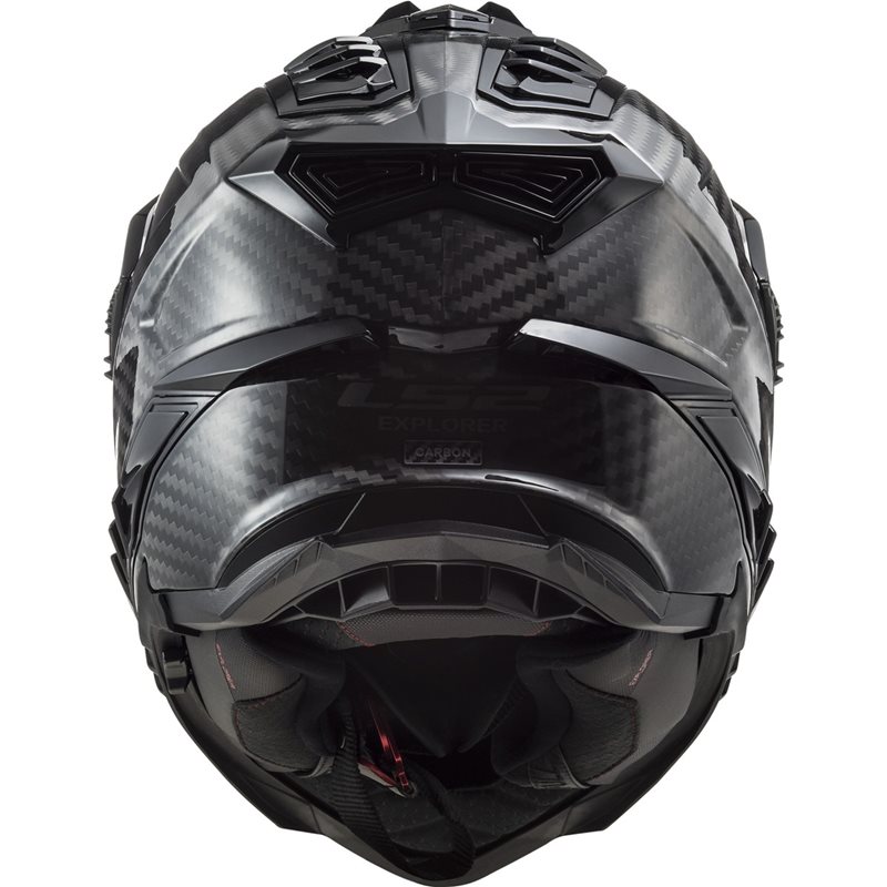 LS2 Hjälm MX701 Explorer Carbon Svart bild 3