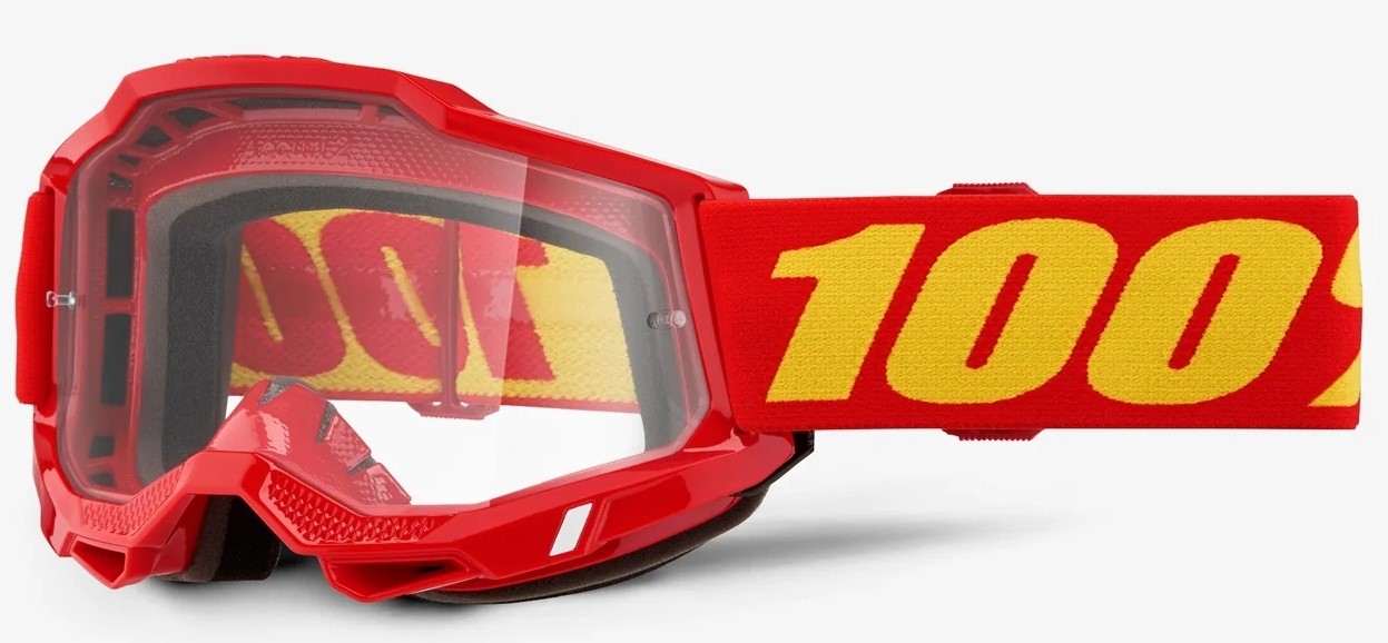 100% Crossglasögon Accuri 2 Junior Röd - Klar