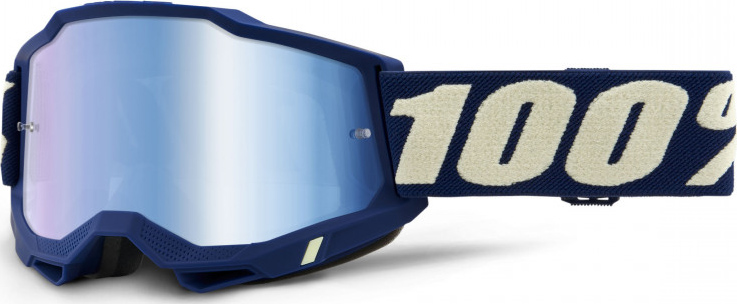 100% Crossglasögon Accuri 2 Mörkblå - Blå Spegelglas