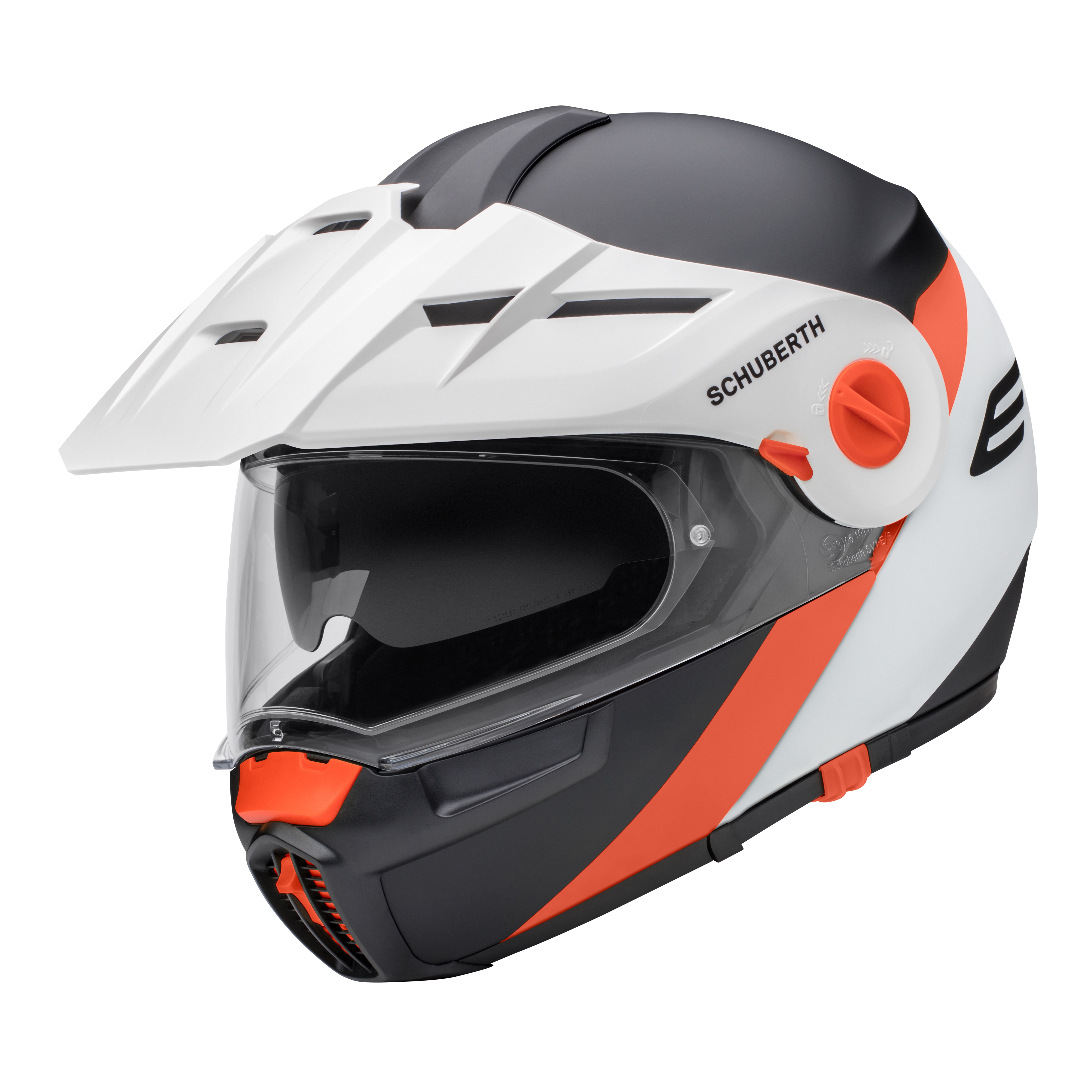 Schuberth Hybridhjälm Öppningsbar E1 Gravity Orange 