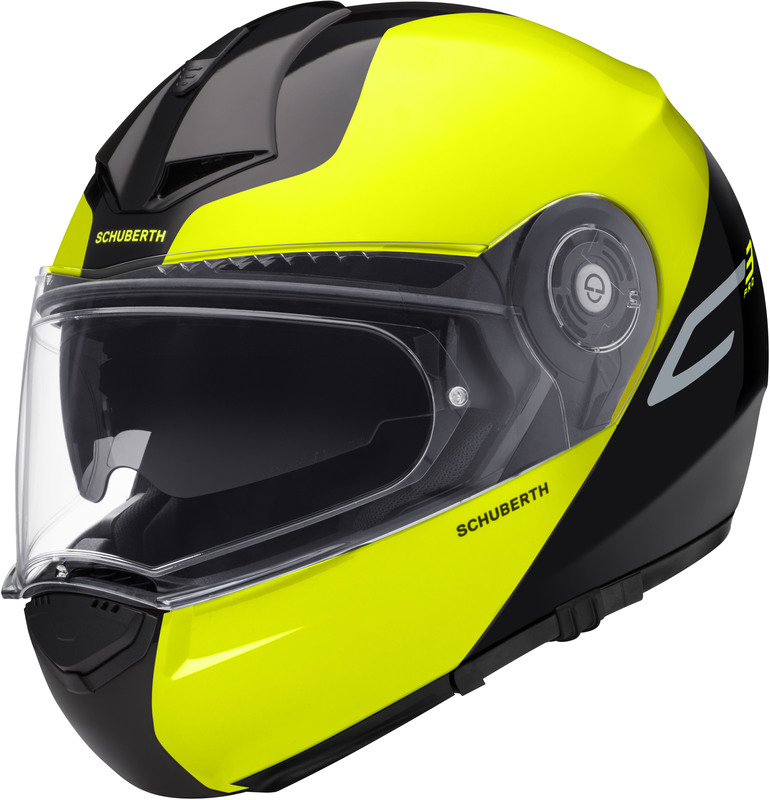 Schuberth Hjälm Öppningsbar C3 PRO Split Gul