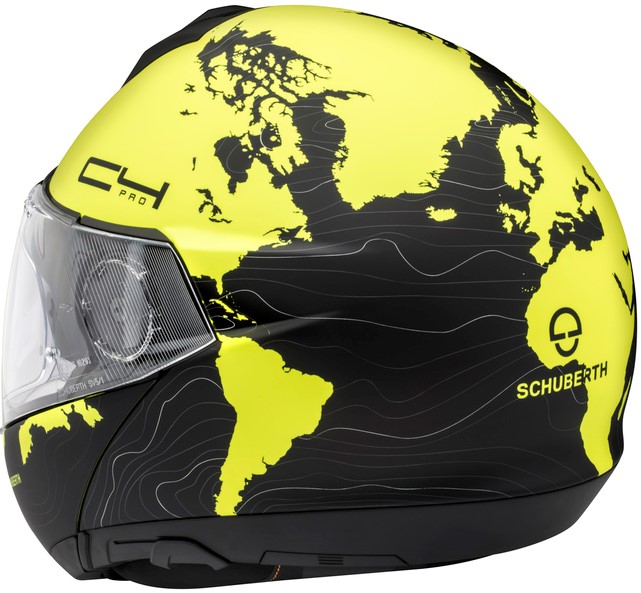 Schuberth Hjälm Öppningsbar C4 PRO Magnitudo Gul bild 2