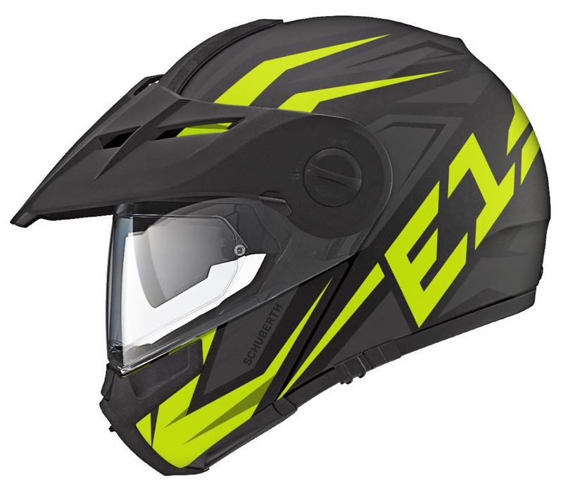 Schuberth Hybridhjälm Öppningsbar E1 Tuareg Gul