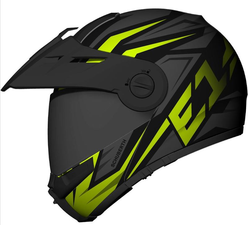 Schuberth Hybridhjälm Öppningsbar E1 Tuareg Gul bild 2