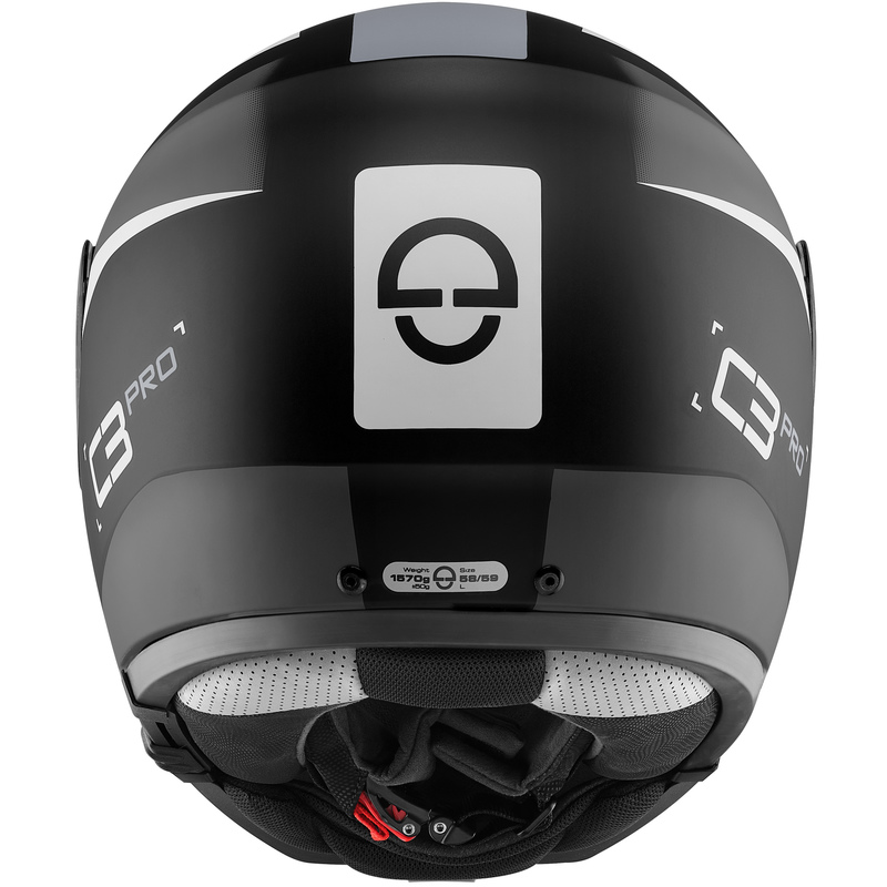 Schuberth Hjälm Öppningsbar C3 PRO Sestante Grå Matt bild 4