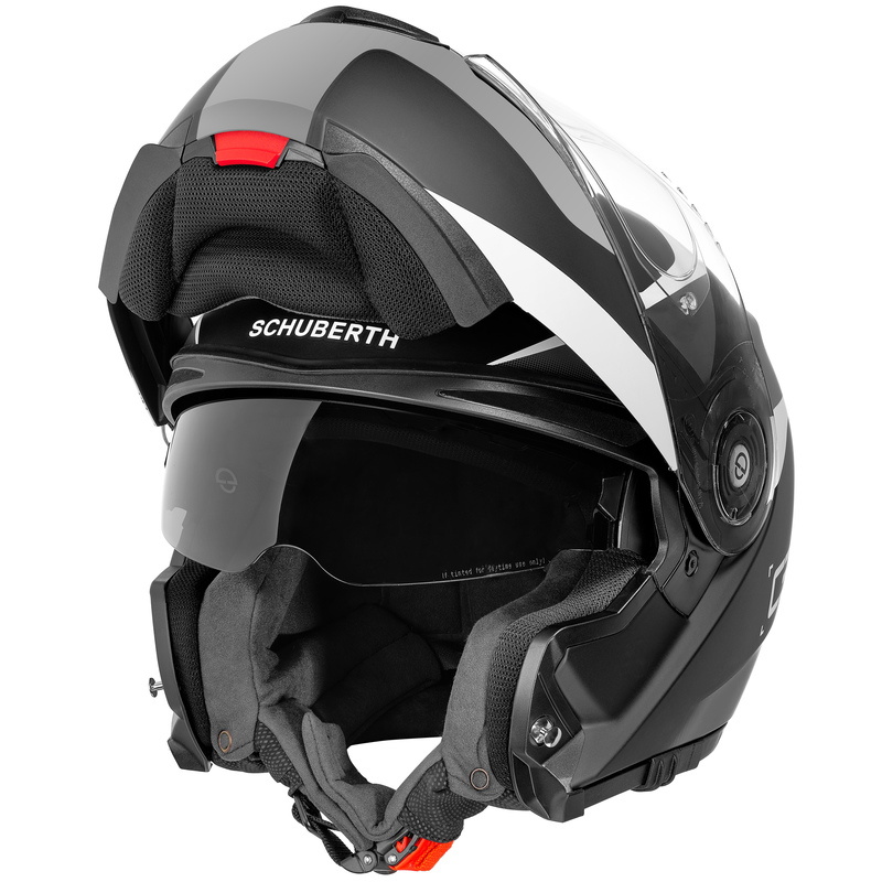 Schuberth Hjälm Öppningsbar C3 PRO Sestante Grå Matt bild 2