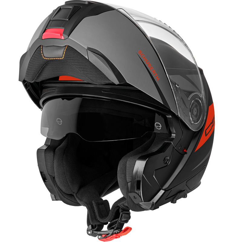 Schuberth Hjälm Öppningsbar C5 Eclipse Antrasit/Röd bild 2