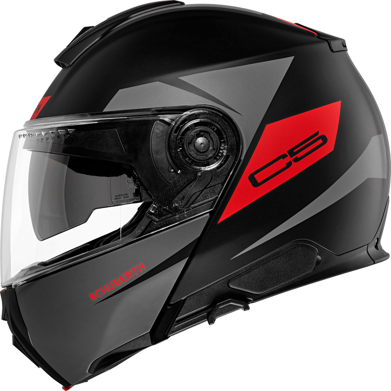 Schuberth Hjälm Öppningsbar C5 Eclipse Antrasit/Röd bild 3