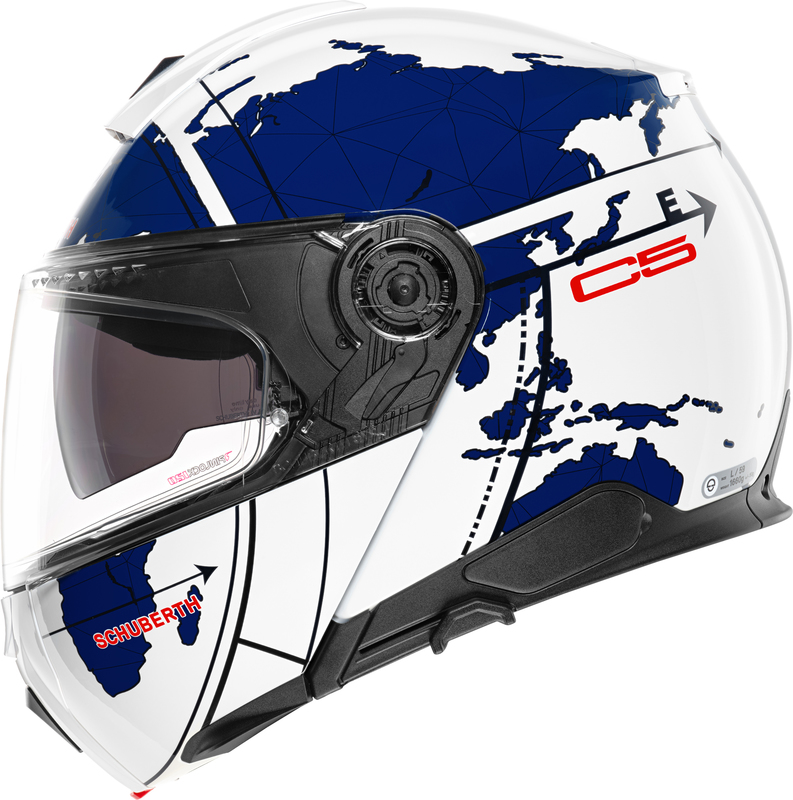 Schuberth Hjälm Öppningsbar C5 Globe Blå bild 3