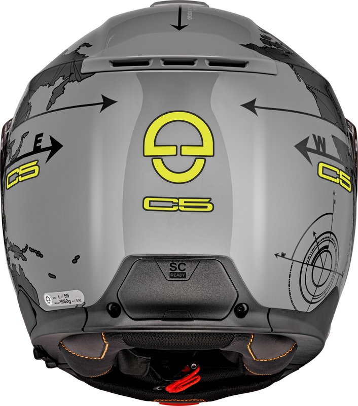 Schuberth Hjälm Öppningsbar C5 Globe Grå bild 3
