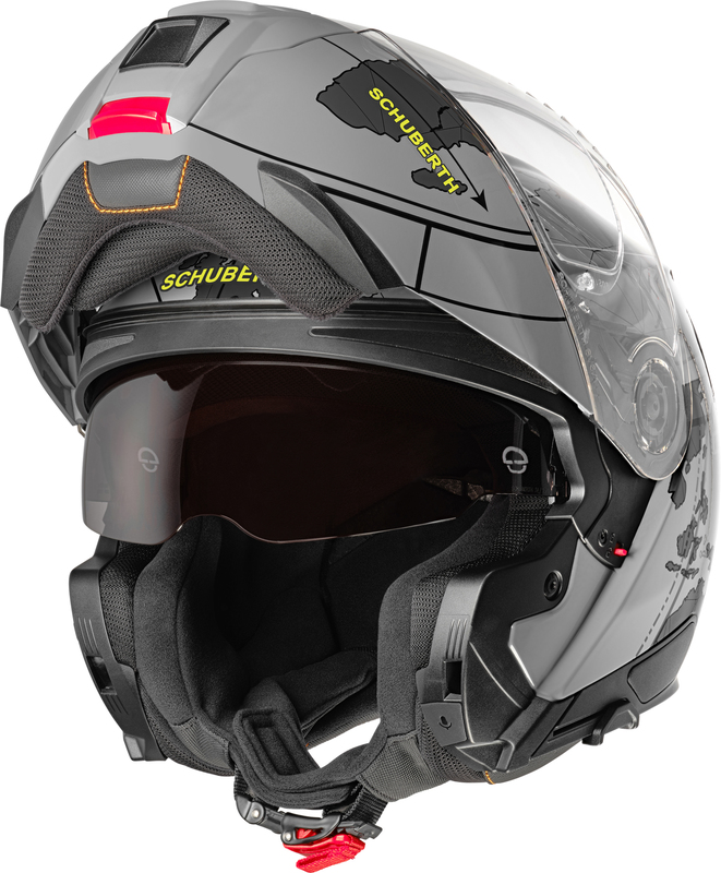 Schuberth Hjälm Öppningsbar C5 Globe Grå bild 2