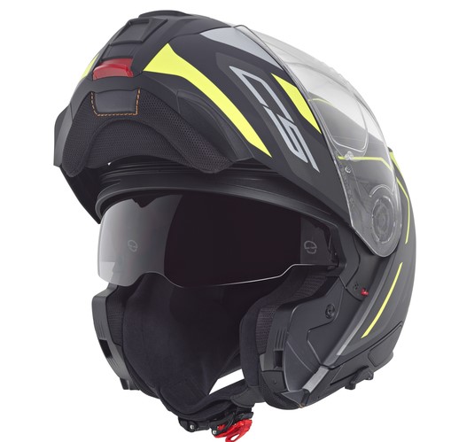 Schuberth Hjälm Öppningsbar C5 Omega Mattsvart/Gul bild 2