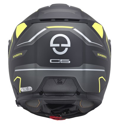 Schuberth Hjälm Öppningsbar C5 Omega Mattsvart/Gul bild 3
