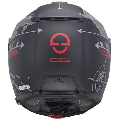 Schuberth Hjälm Öppningsbar C5 Globe Mattsvart/Grå bild 3