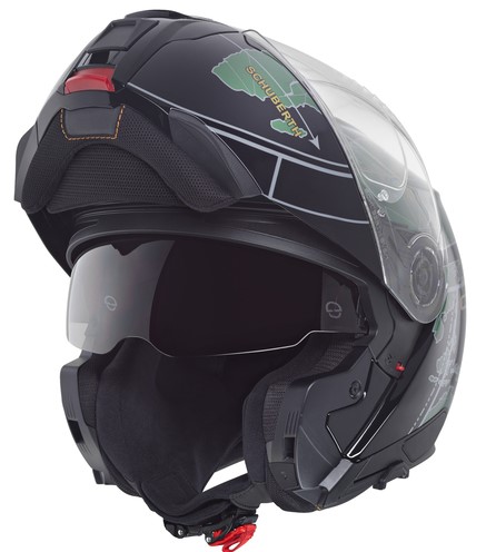 Schuberth Hjälm Öppningsbar C5 Globe Svart/Grön bild 2
