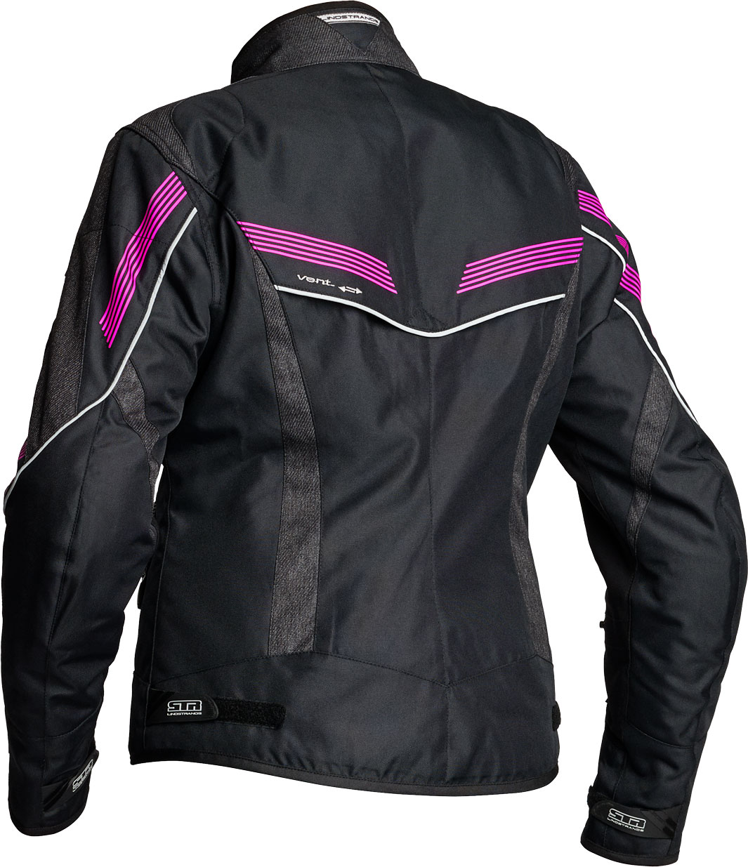 Lindstrands Allvädersjacka Zhiva Svart/Grå/Rosa (Dam) bild 2