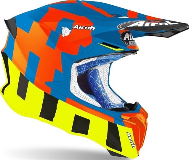 Airoh Crosshjälm Twist 2.0 Frame Gul bild 2