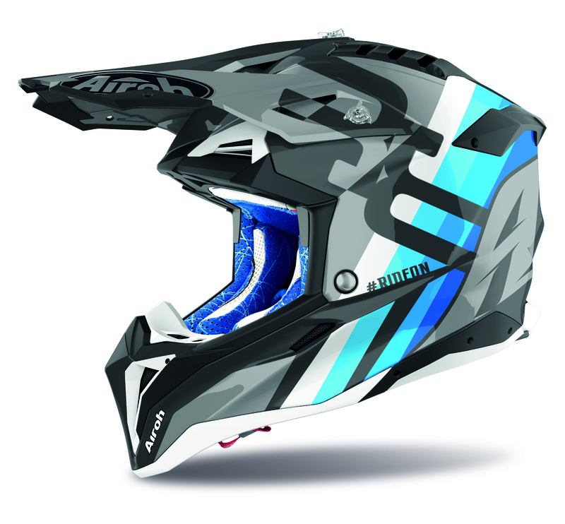 Airoh Crosshjälm Aviator 3 Rainbow Antracit Matt