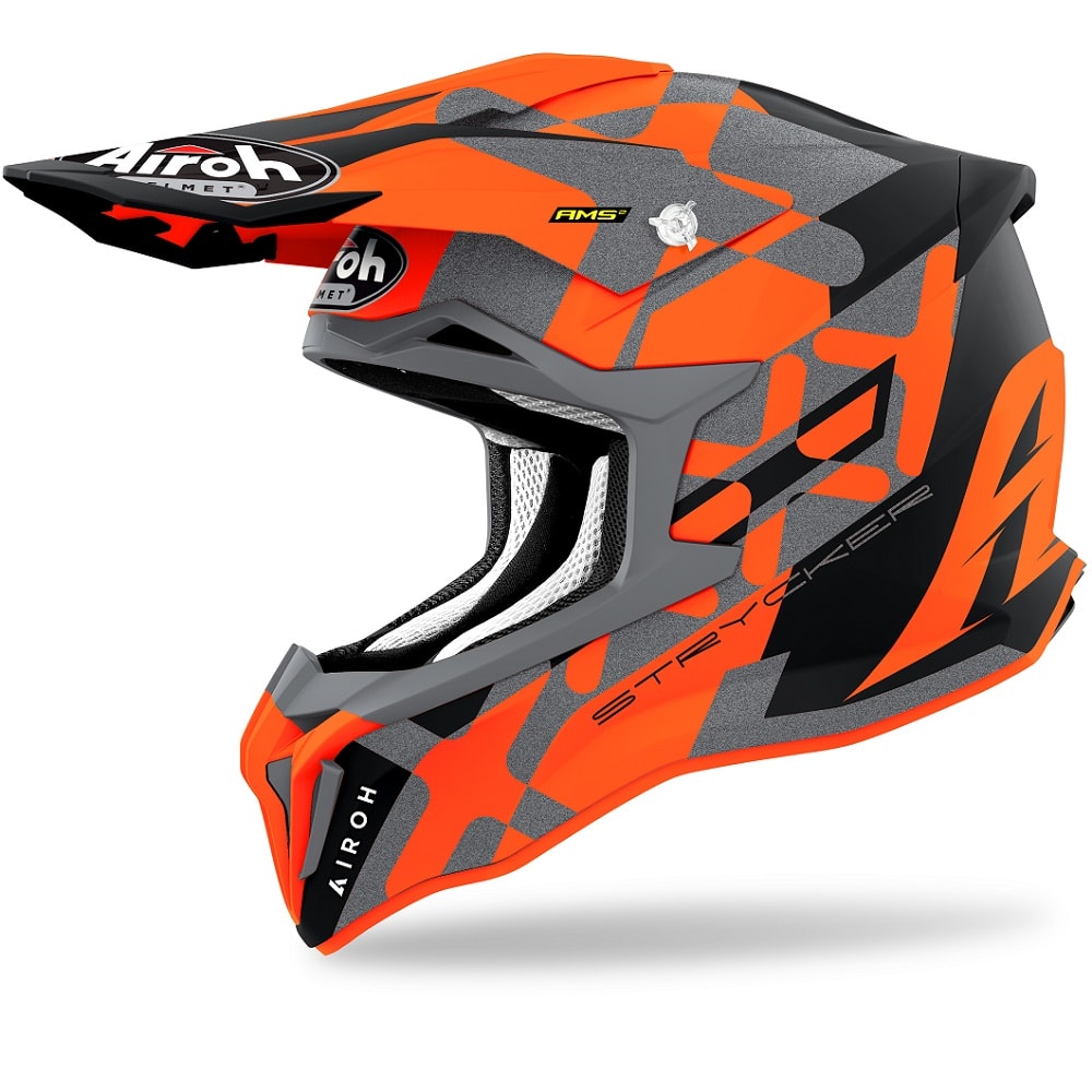 Airoh Crosshjälm Strycker XXX Orange Matt